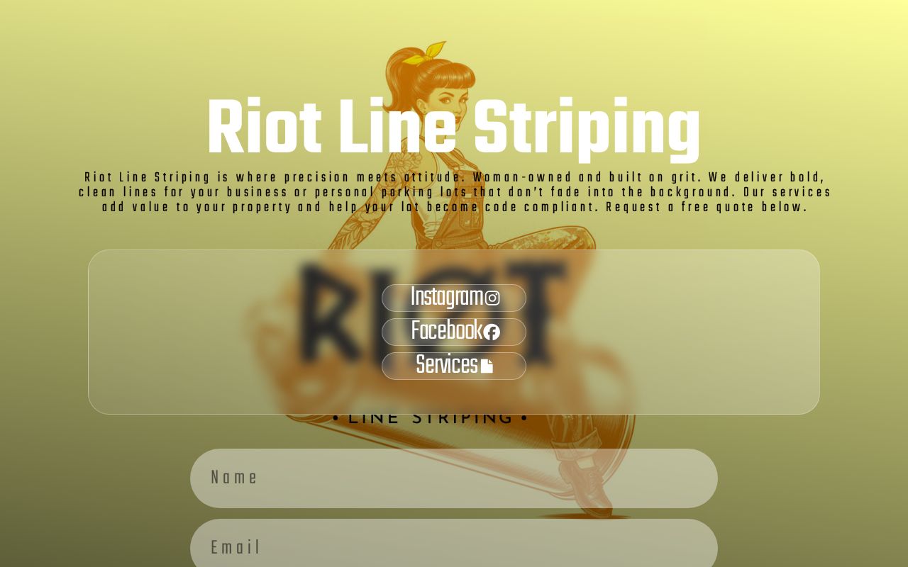 Riot Message Box Riot Line Striping